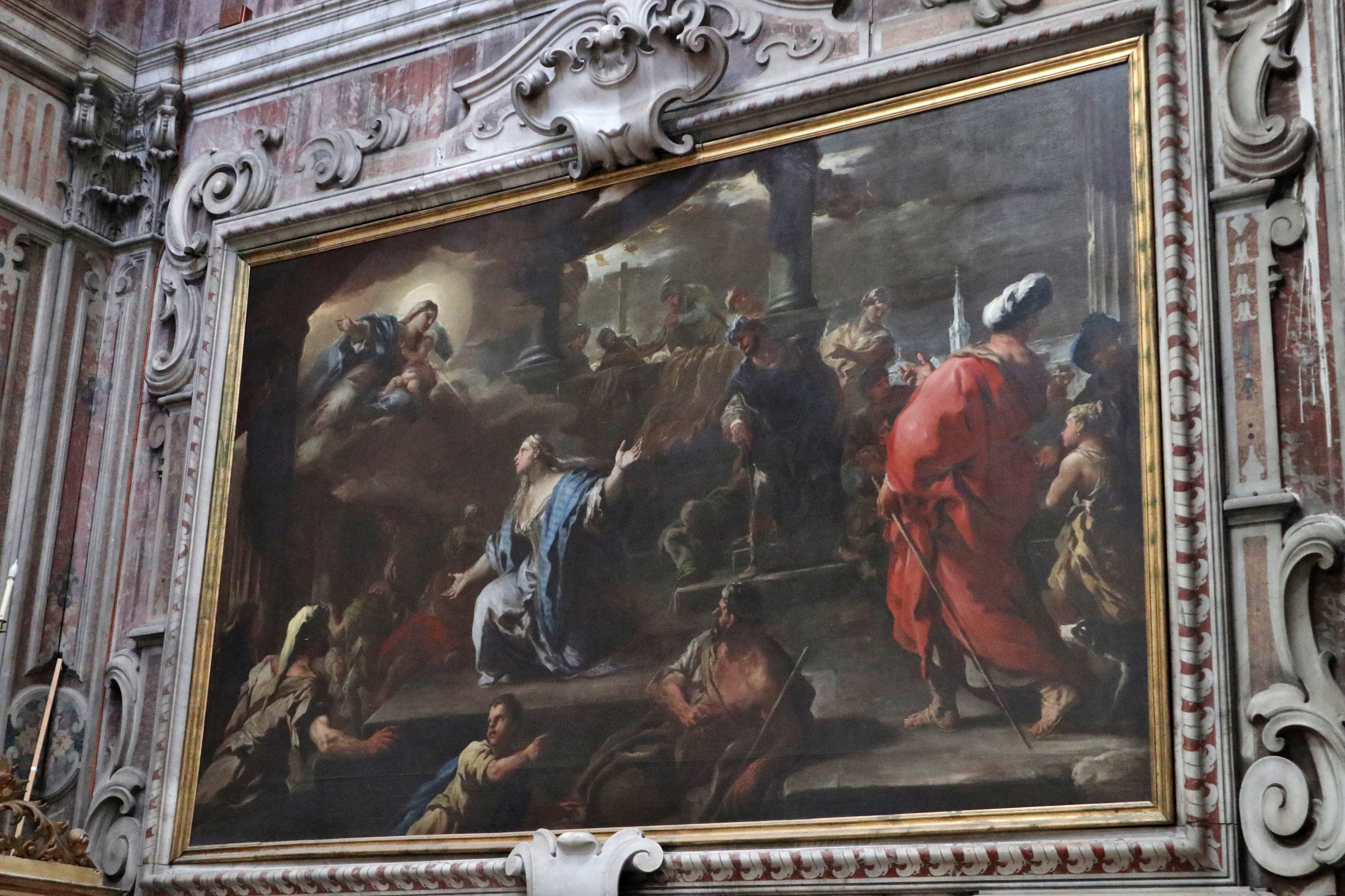 Santa Maria Egiziaca ha la visione della Vergine di Luca Giordano